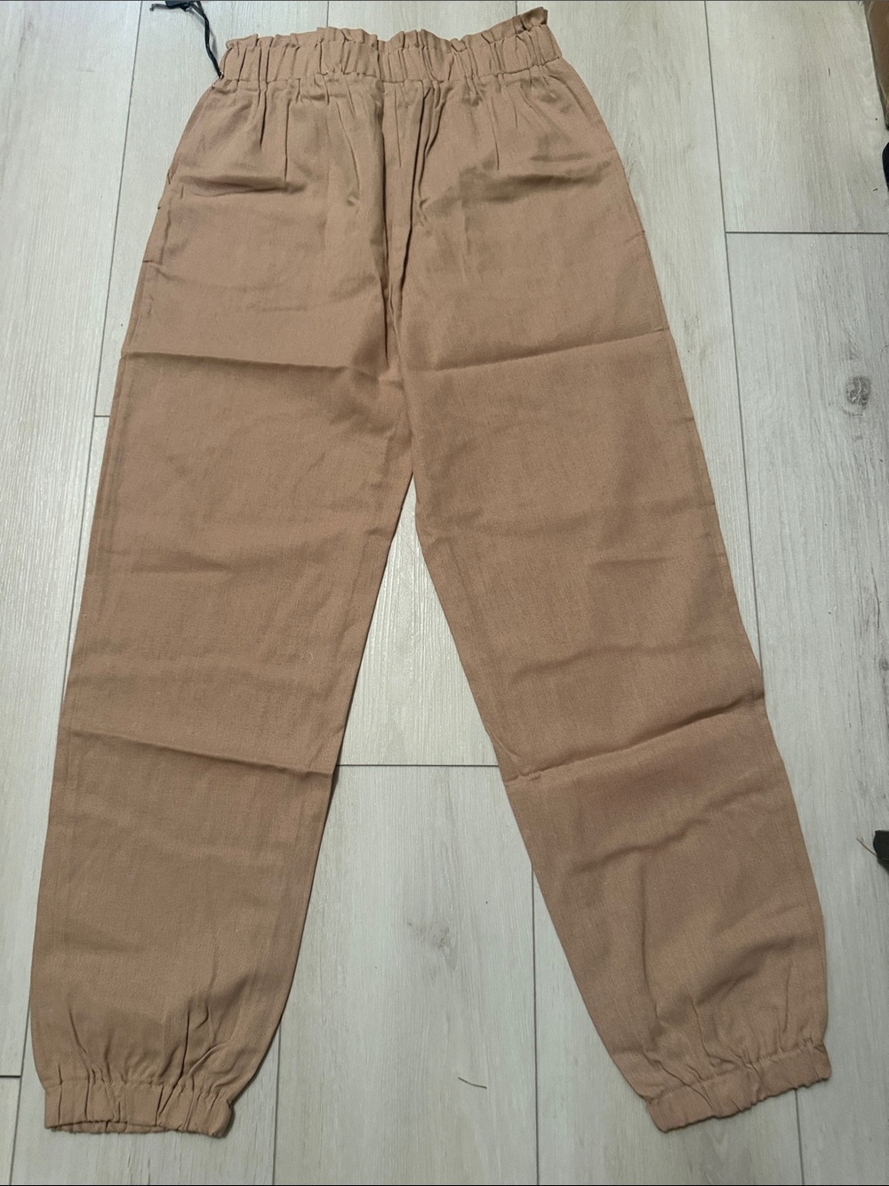 Love University Women’s Casual  Elastic Waist Cargo Pants - with pockets Small - Picture 3 of 9